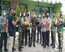 HUT TNI KE 76, POLSEK MANCAK POLRE