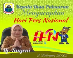 KEPLA DESA PABUARAN MENGUCAPKAN HA