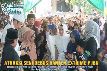 Heboh Warga Sepatan menyabut kehadiran bunda Ratu Ageng rekawati KD SE