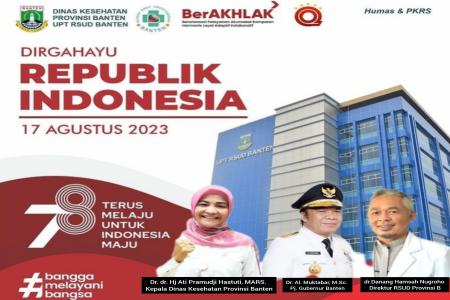 UPT RSUD BANTEN  MENGUCAPKAN DIRGAHAYU