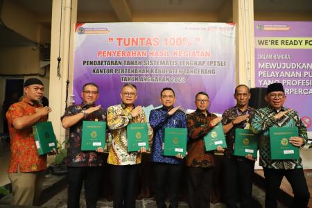 Kakanwil BPN Banten Apresiasi Kantor P