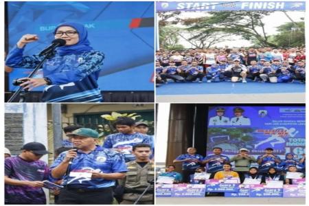 Ribuan Pelari Lokal dan Nasional Ramai