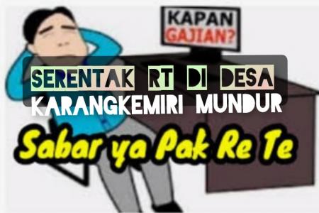 Serentak 13 RT Di Desa Karangkemiri Mu
