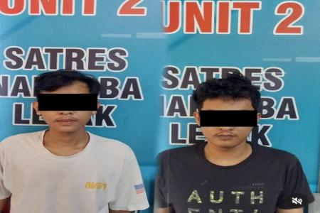 DUA PENGEDAR SHABU BERHASIL DIAMAN