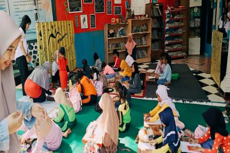 Meriahkan HUT RI Ke79 Pondok Baca Pusp