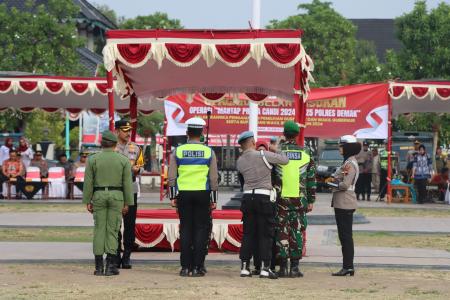 GELAR PASUKAN POLRES DEMAK OPRASI 