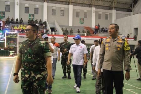 Perdana Tournamen Basket Pelajar Lengk