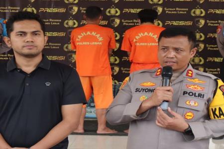 Dua Orang di Tetapkan Sebagai Tersangk