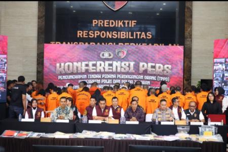 Polri Berhasil Ungkap 397 Kasus TPPO dan 482 Tersangka Selamatkan 904 