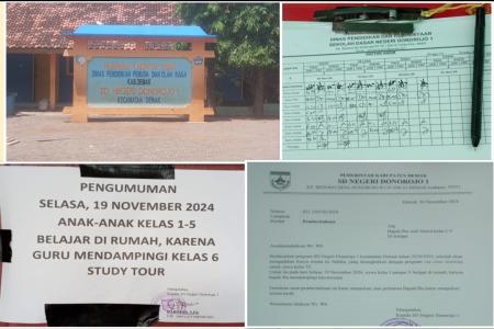 WAKTU KBM SISWA SD N 1 DONOROJO KELAS 