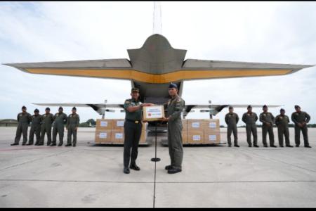 TNI KERAHKAN PESAWAT TNI AU KIRIMK