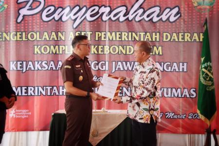 Kabar Gembira Kajati Serahkan Aset Keb