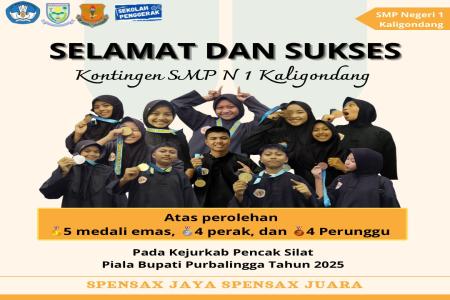 Prestasi Gemilang SMP Negeri 1 Kaligon