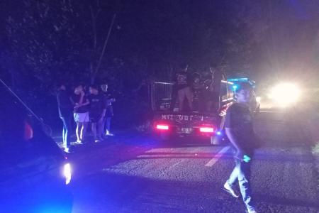 POLSEK TALANGO SUMENEP, BUBARKAN A