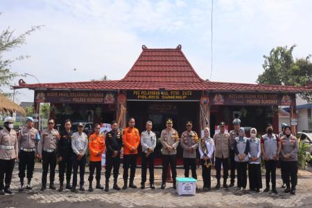 KAPOLRES SUMENEP TINJAU POS PENGAM