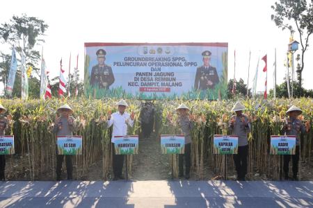 Panen Raya Jagung di Malang Wujud Nyat