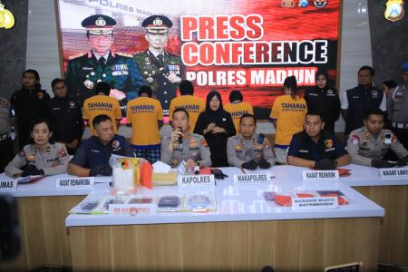 Polres Madiun Berhasil Bongkar Jaringa