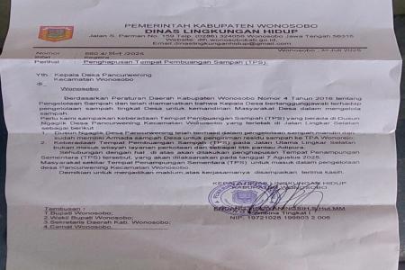 Dinas Lingkungan Hidup Kabupaten Wonos