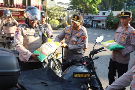 Dukung Gerakan Pangan Murah Kapolres P