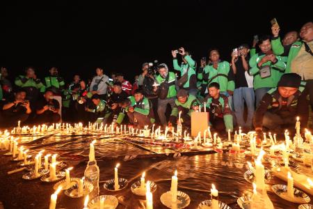 DRIVER OJOL GELAR AKSI DAMAI 1000 