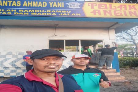 OJOL & WARGA KOMPAK BERSIHKAN POS 