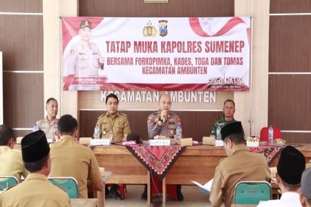 KAPOLRES SUMENEP TATAP MUKA BERSAM