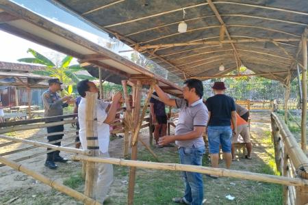 MELAKSANAKAN PENERTIBAN DAN PEMBON