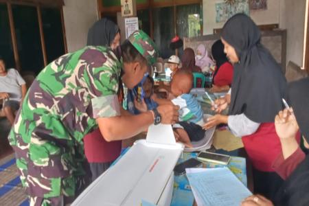 BABINSA KELURAHAN JEGU DAMPINGI KE