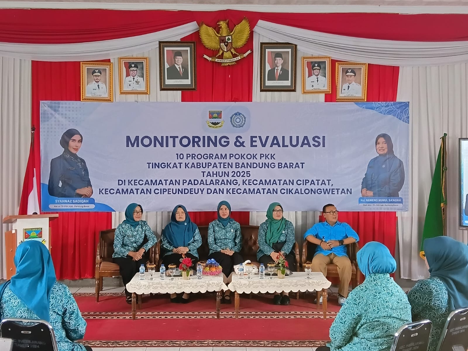 TP PKK Kabupaten Bandung Barat Gelar Monitoring & Evaluasi 10 Program Pokok PKK di Aula Kecamatan